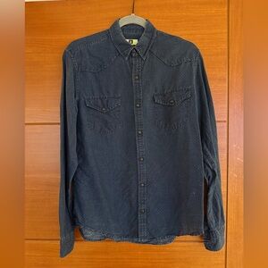 Men's MSGM Button-Up Shirt
